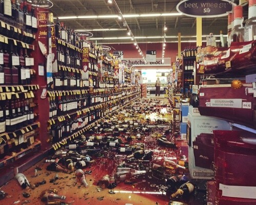 Wine Racks and Earthquakes